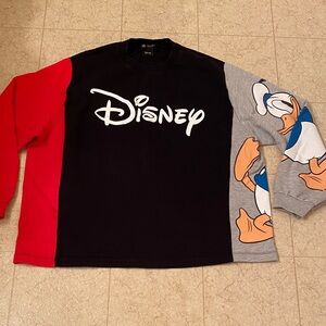 Zara Black and Red Disney Sweatshirt